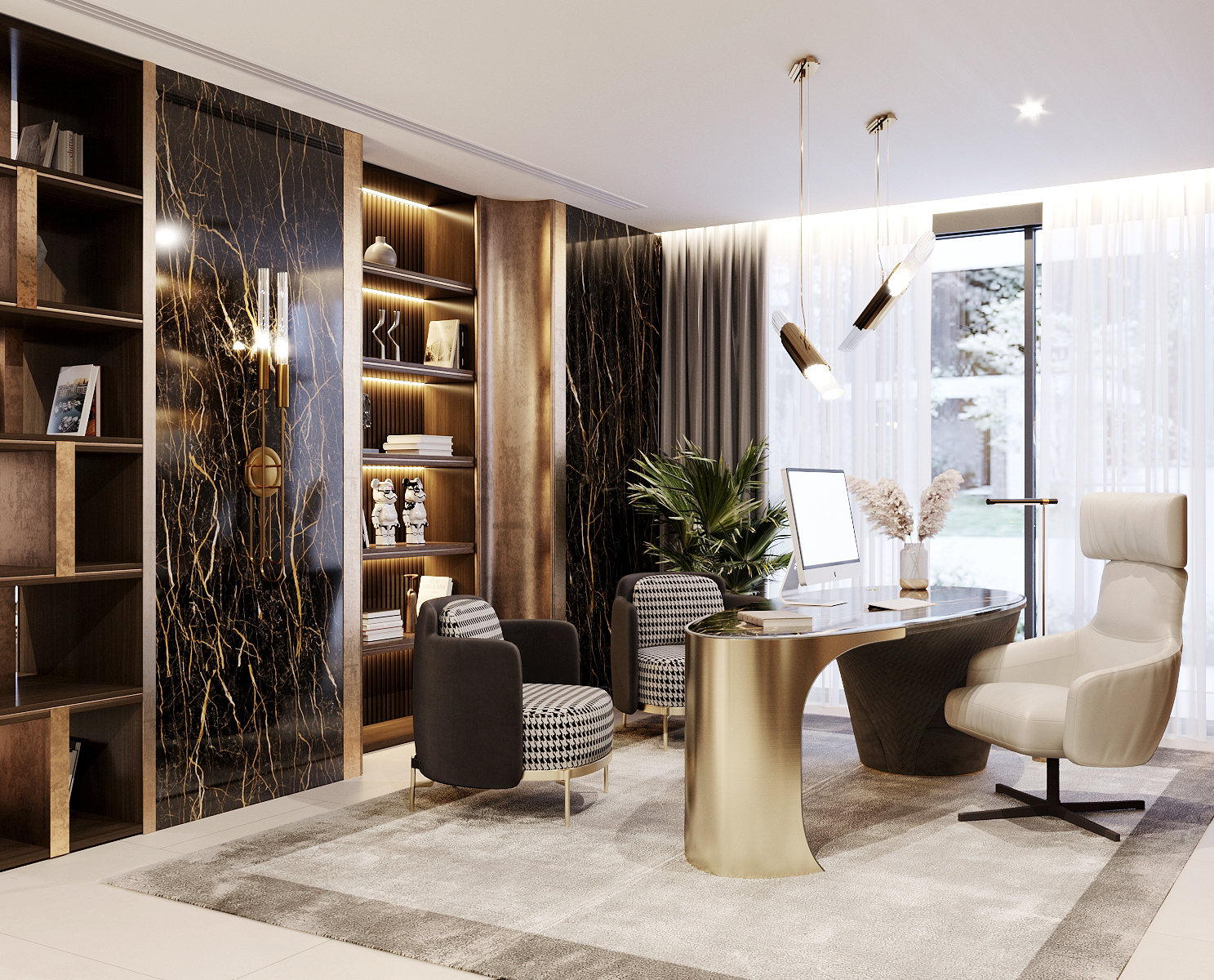 迪拜豪华顶层公寓丨阿联酋迪拜丨Z Interiors-20