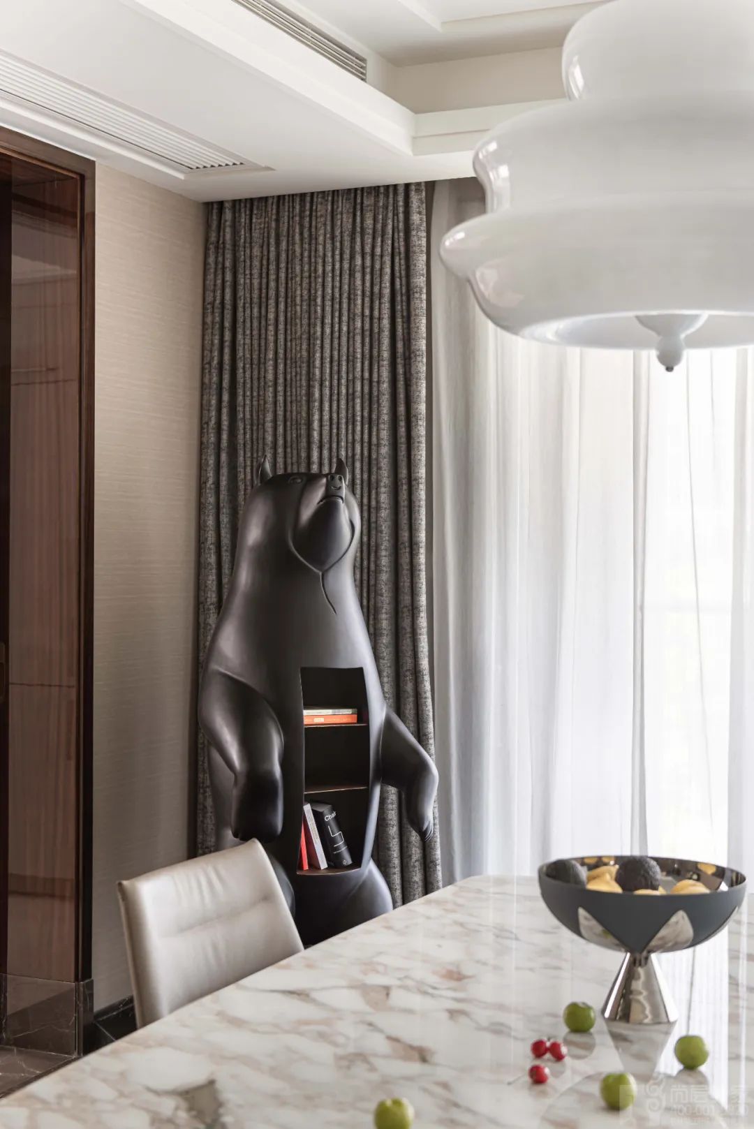 杭州信达壹品极简雅致别墅设计丨中国杭州丨尚层别墅装饰-30