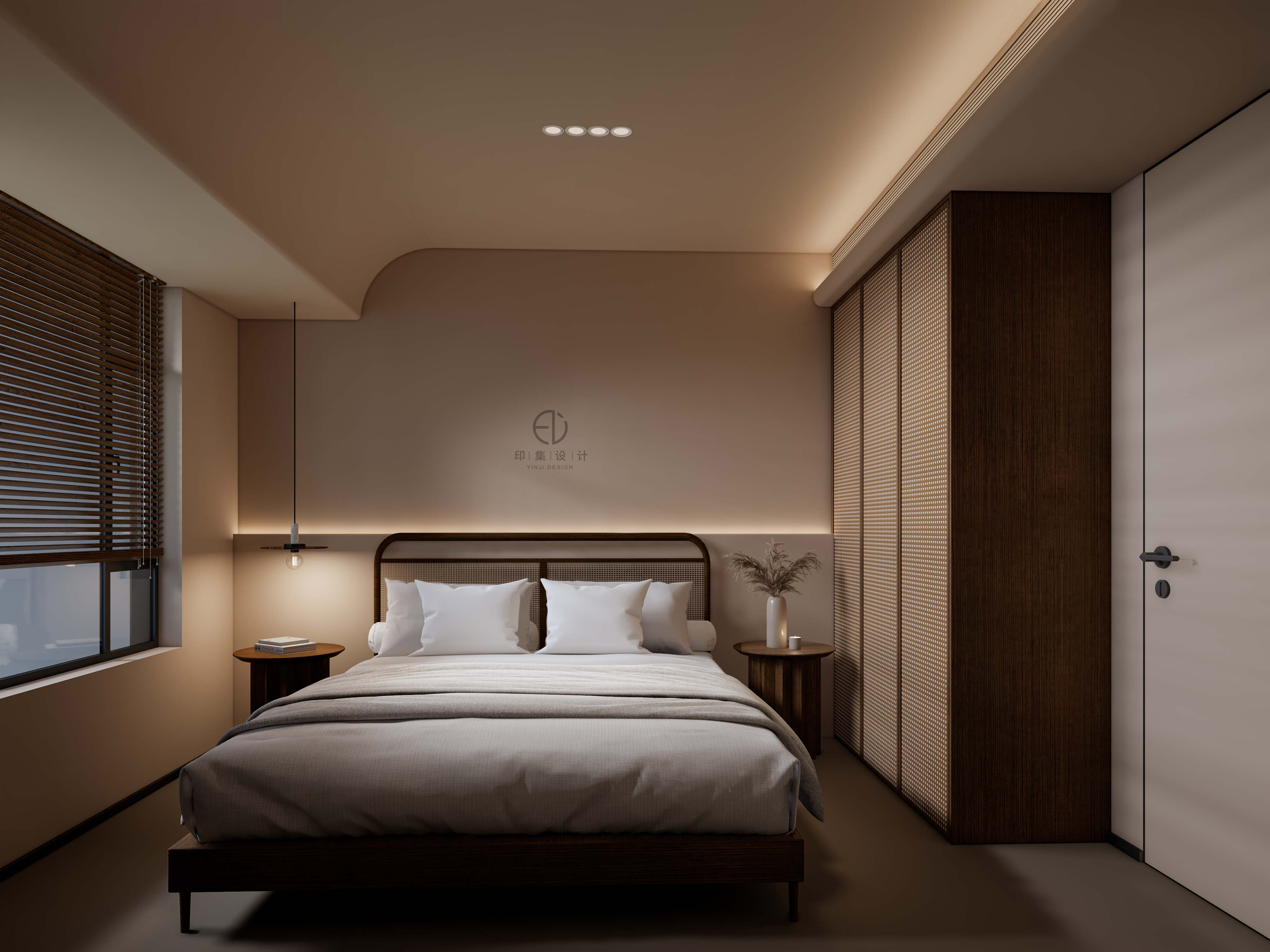 150㎡黑胡桃侘寂风：隐于时光的自然之美-21