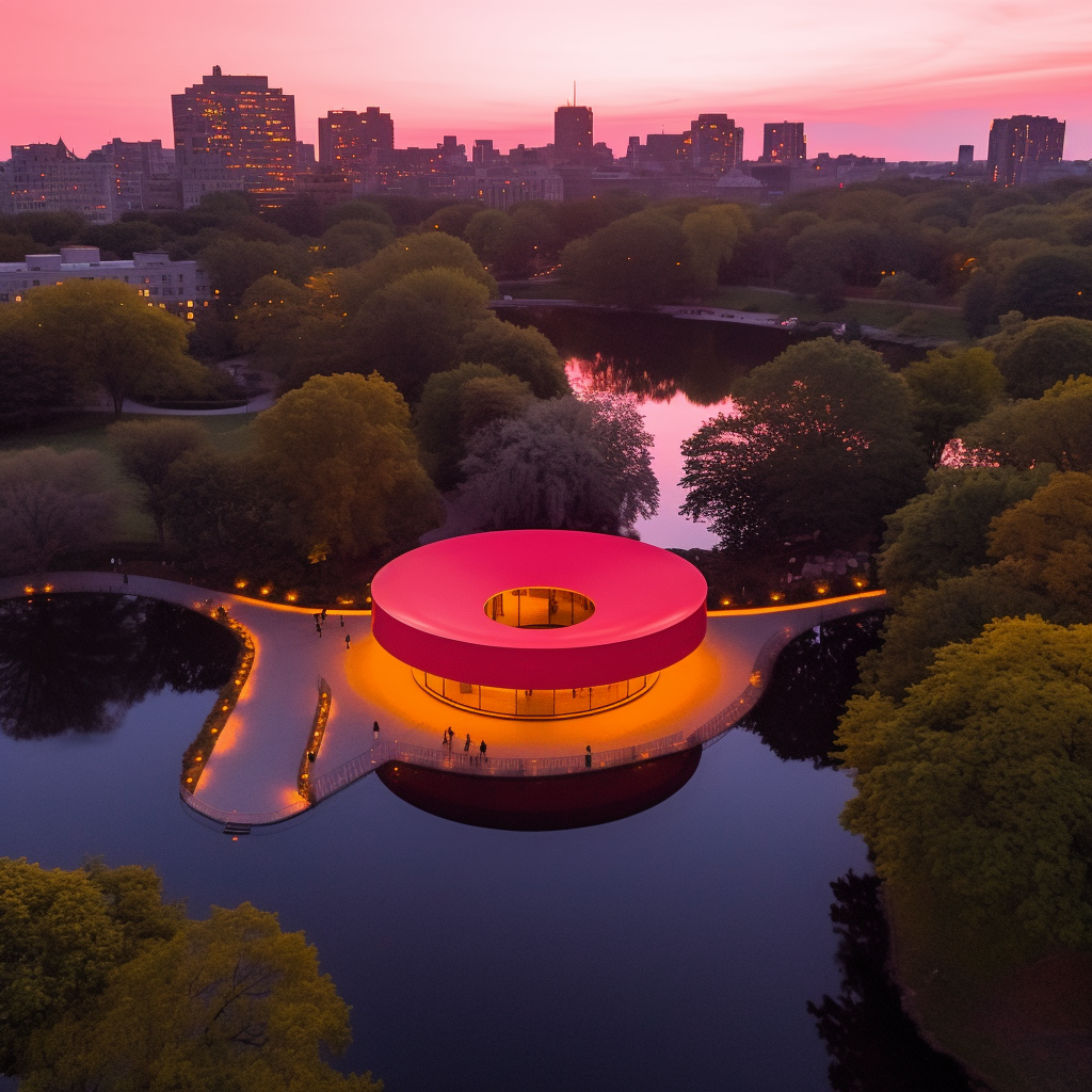Pavilion inspired by James Turrell-2