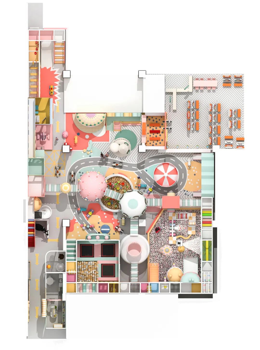 酷乐儿儿童乐园丨中国呼和浩特丨乙仓空间设计-12