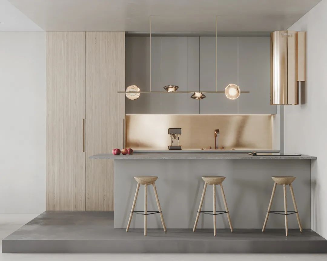 多款式岛台设计，厨房C位-58