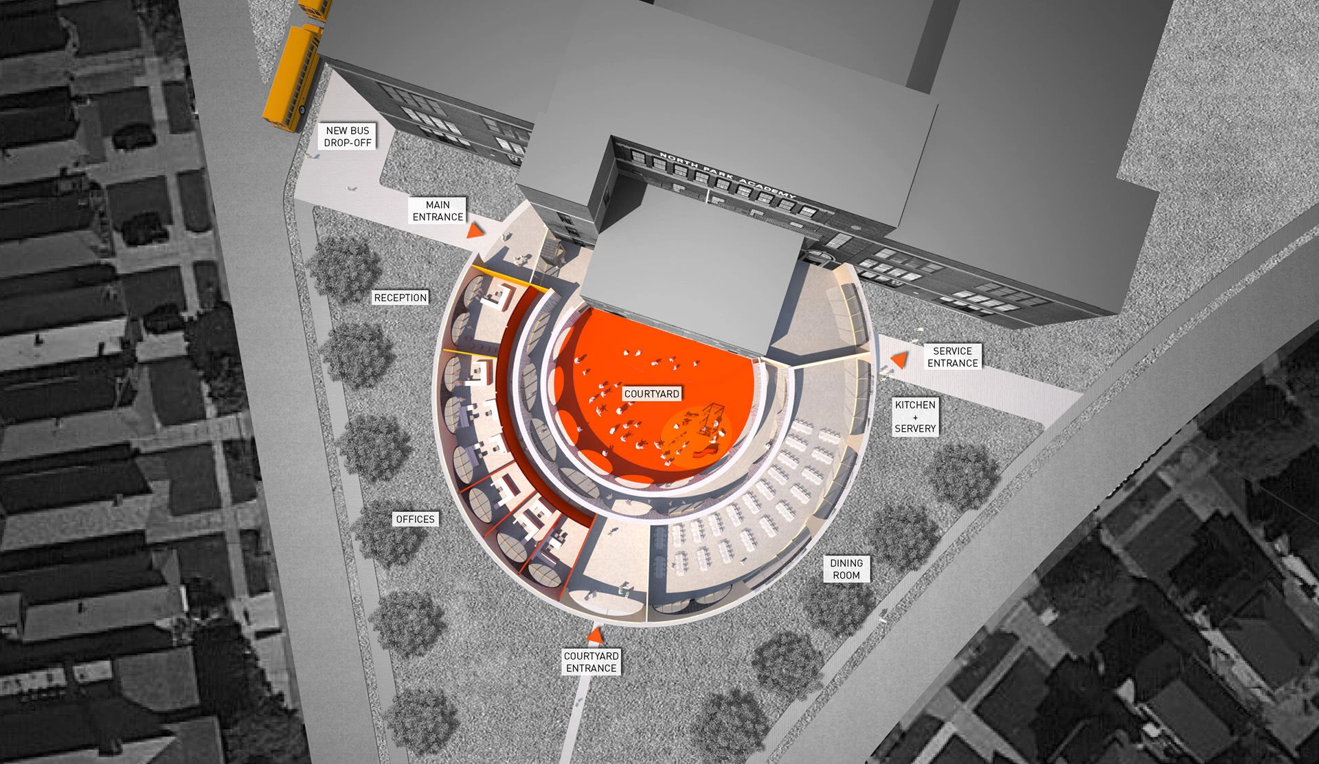 North Park Academy 扩建项目丨美国布法罗-11