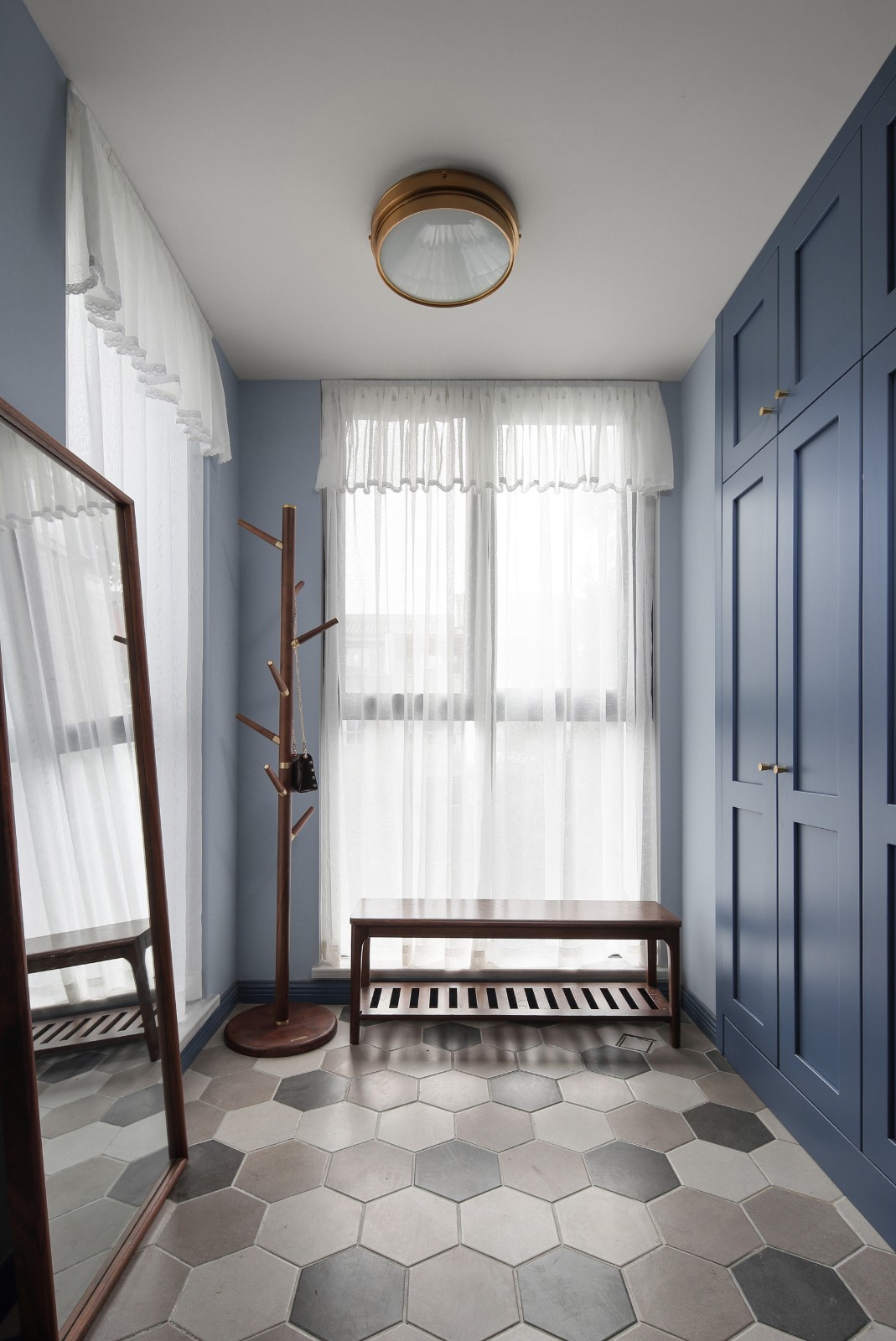 清羽设计 · 成都 178㎡优雅灰蓝家居,打造舒缓港湾氛围-52