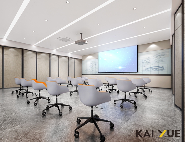 【凯悦装饰】稻田矩阵-属于秋天的办公空间设计-4