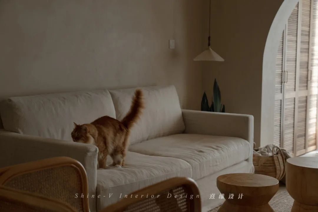 《织巢》 | 微水泥与贝壳砖的侘寂之美-25