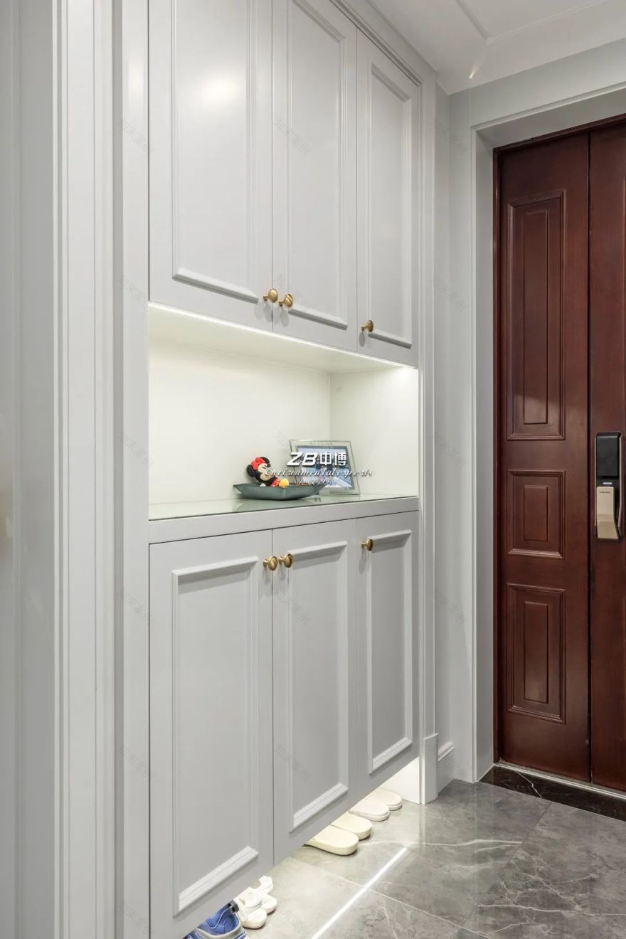 ZB design | 同事115平超有质感的轻奢风,效果好到没朋友!-16