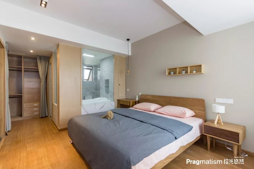 104㎡成都美城·悦荣府私宅改造,实现书房开放式设计-43