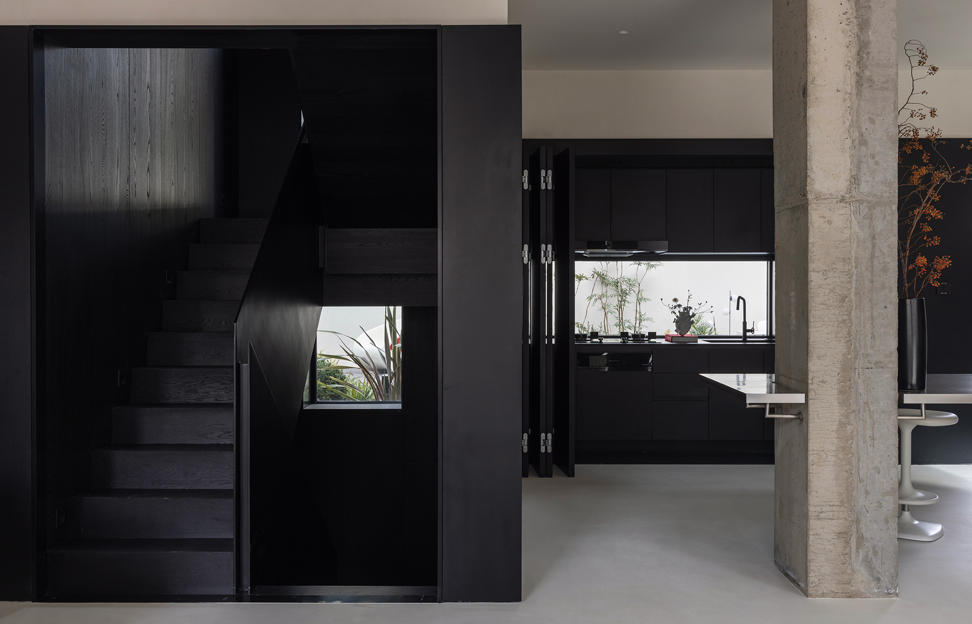 混凝土的诗意丨中国上海丨空间设计是合设计,软装设计珊瑚居艺术空间Corallo Casa-25