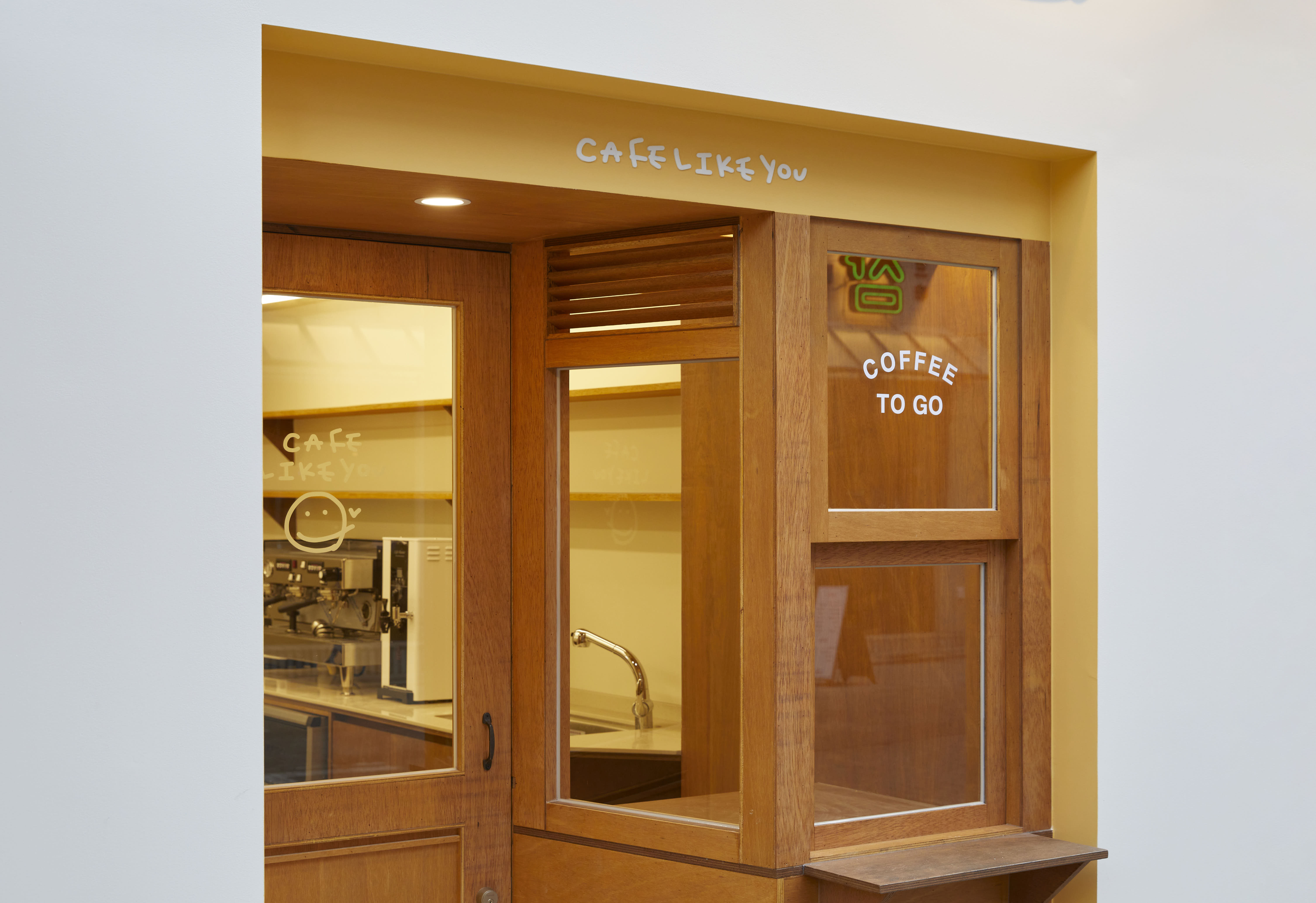 五平米卡啡小馆，温馨白色调设计-10