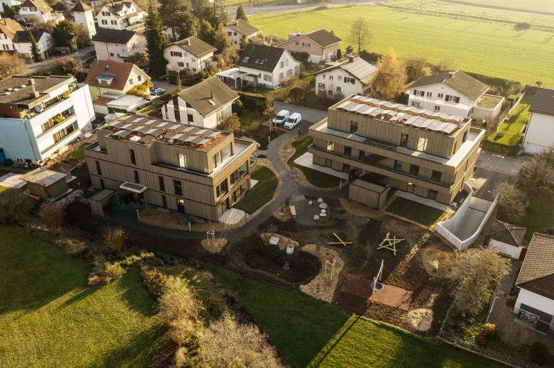 Marazzi + Paul Architektur AG丨Mehrfamilienhäuser Lerchenweg 6/8丨瑞士-0