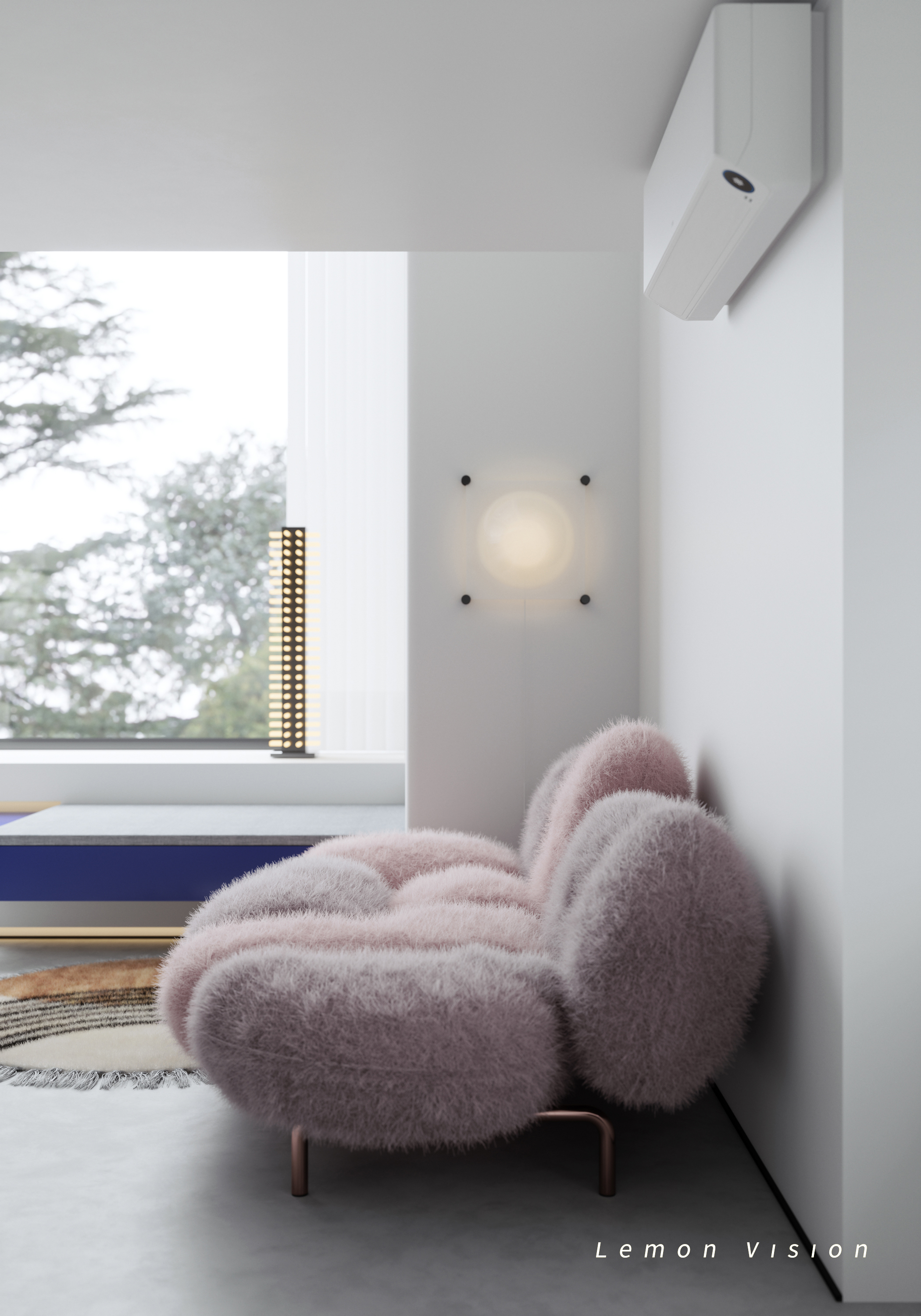 极简渲染，克莱因蓝-9