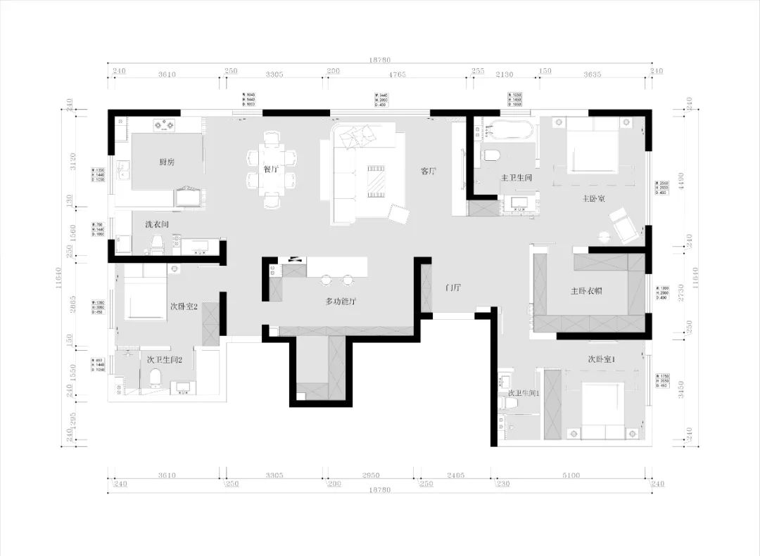 自由领地 · 90后屋主的私宅大平层设计丨中国西安丨郭敏杰设计团队-59