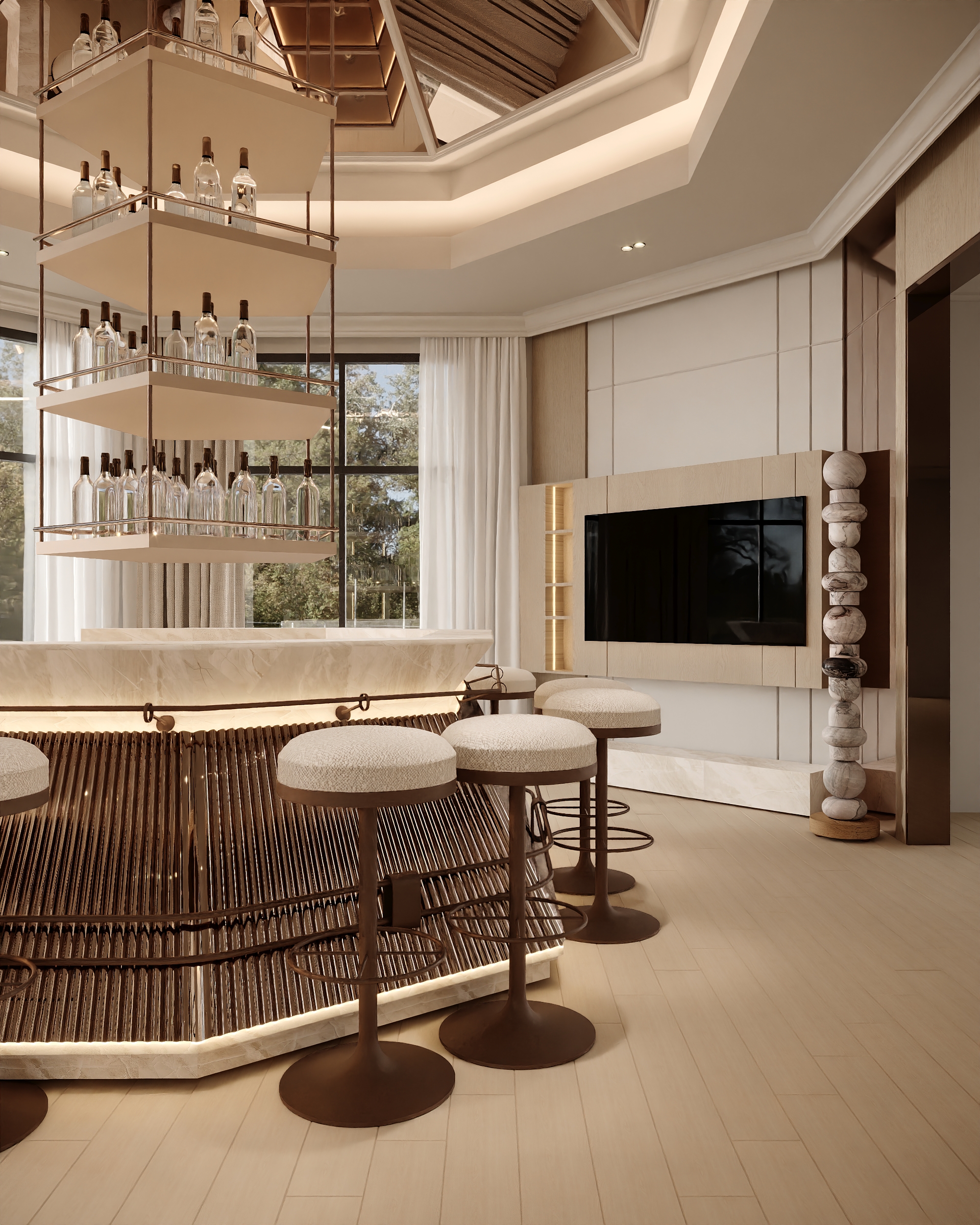 LIVING AREA WITH DRINK ZONE-5