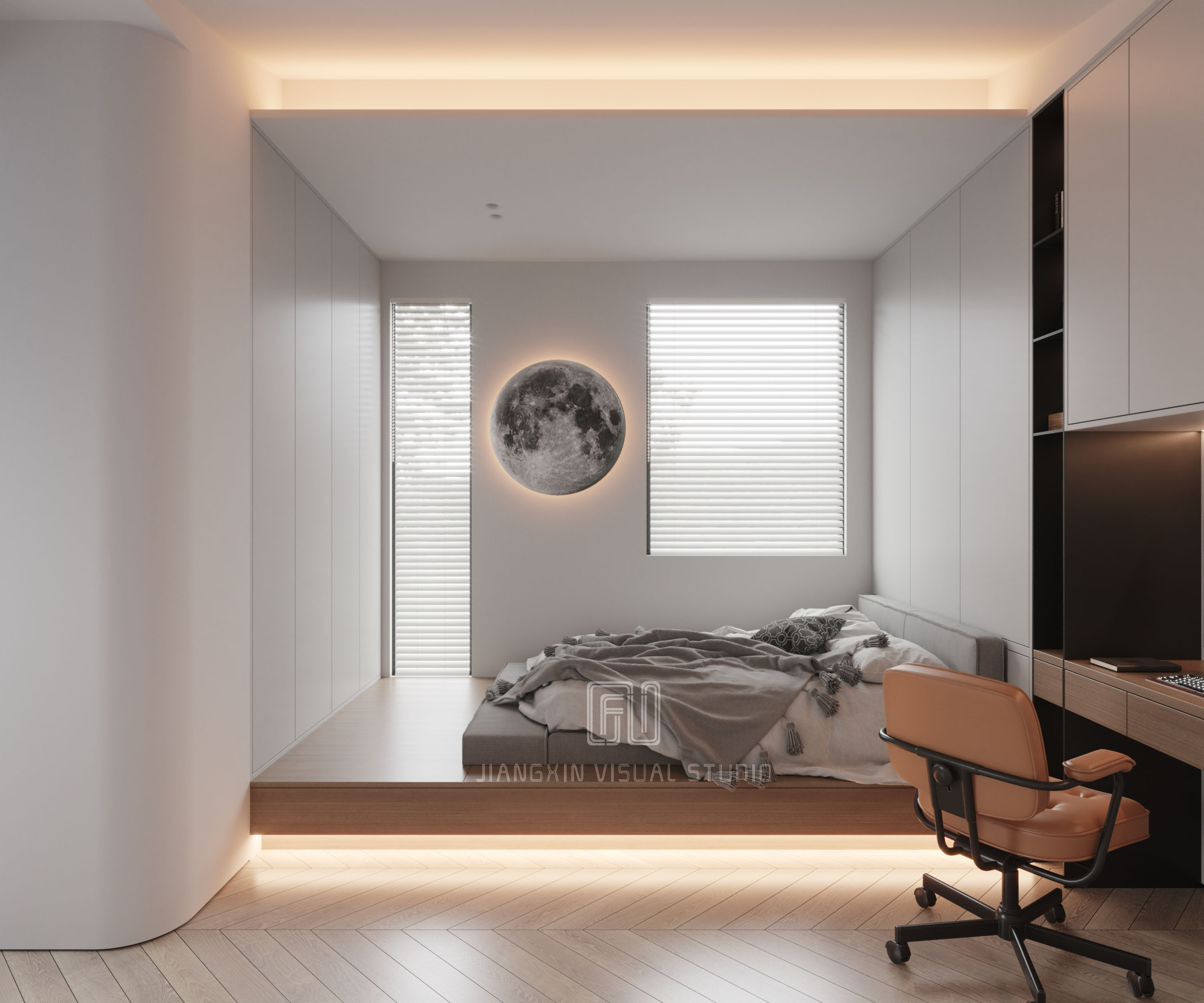 现代简约办公空间设计-89