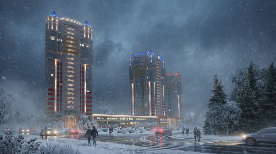 ЖК "Три богатыря"(“三勇士”住宅小区)丨俄罗斯秋明-4