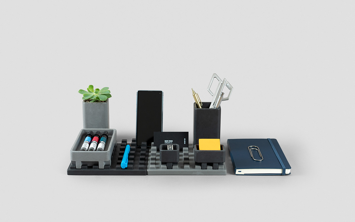 MESH混凝土收纳架丨Shift Studio-9