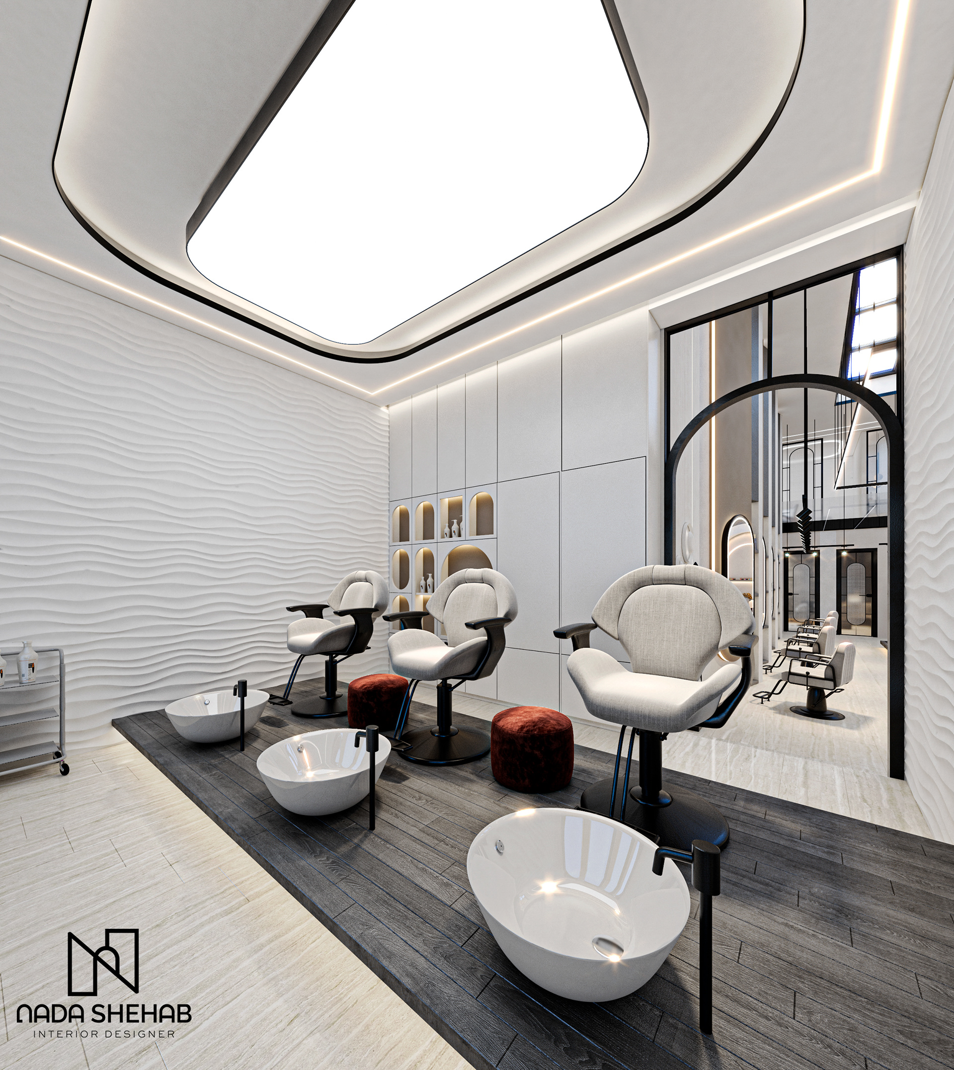 BEAUTY SALOON美容沙龙丨沙特阿拉伯丨DESIGN PASSION OFFICE,NADA SHEHAB-20