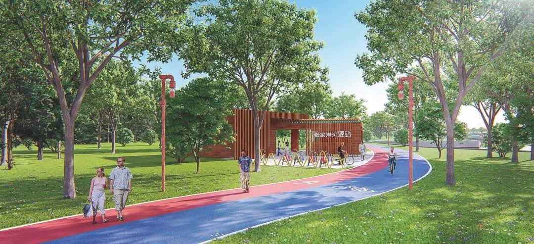 张家港河生态廊道设计丨中国江苏-117