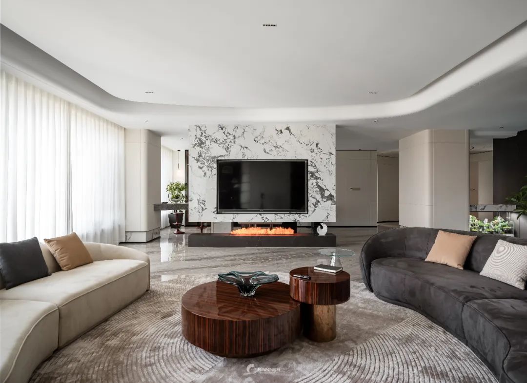 意式极简平层住宅设计丨中国延安丨赵振庭-28