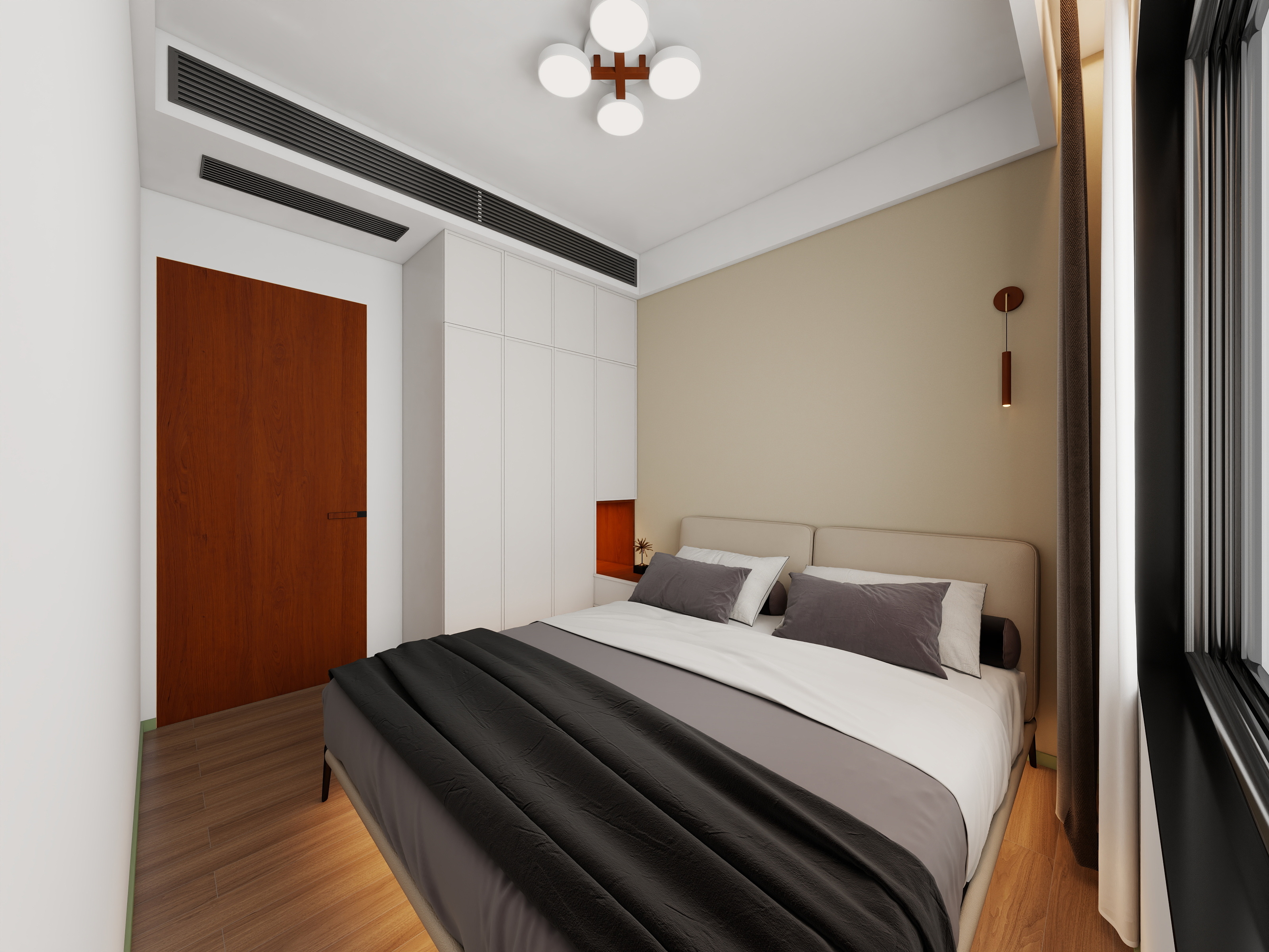 四川成都金域华府（100平方中古风三居室）-42