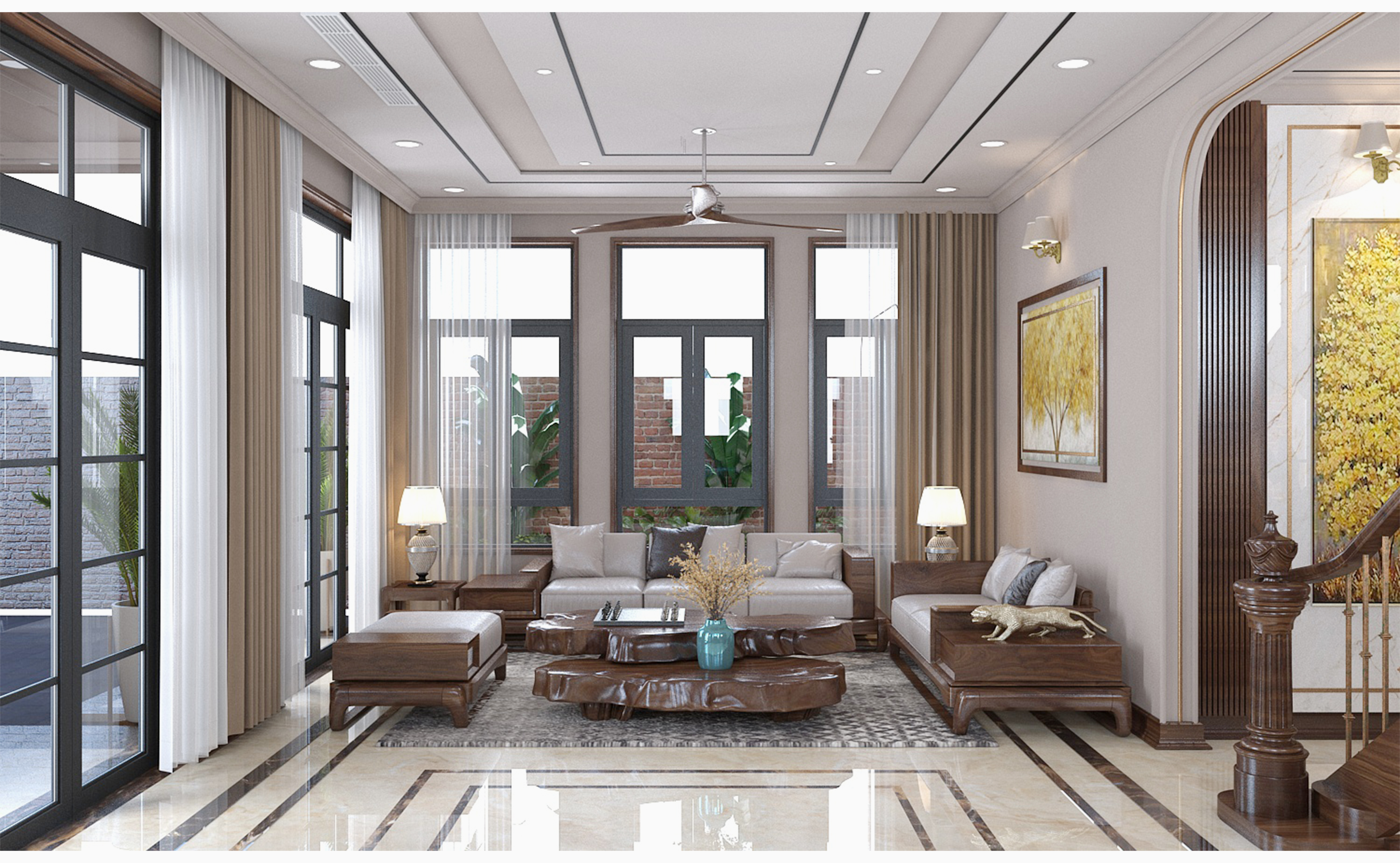 Sự kết hợp truyền thống trong nội thất-2