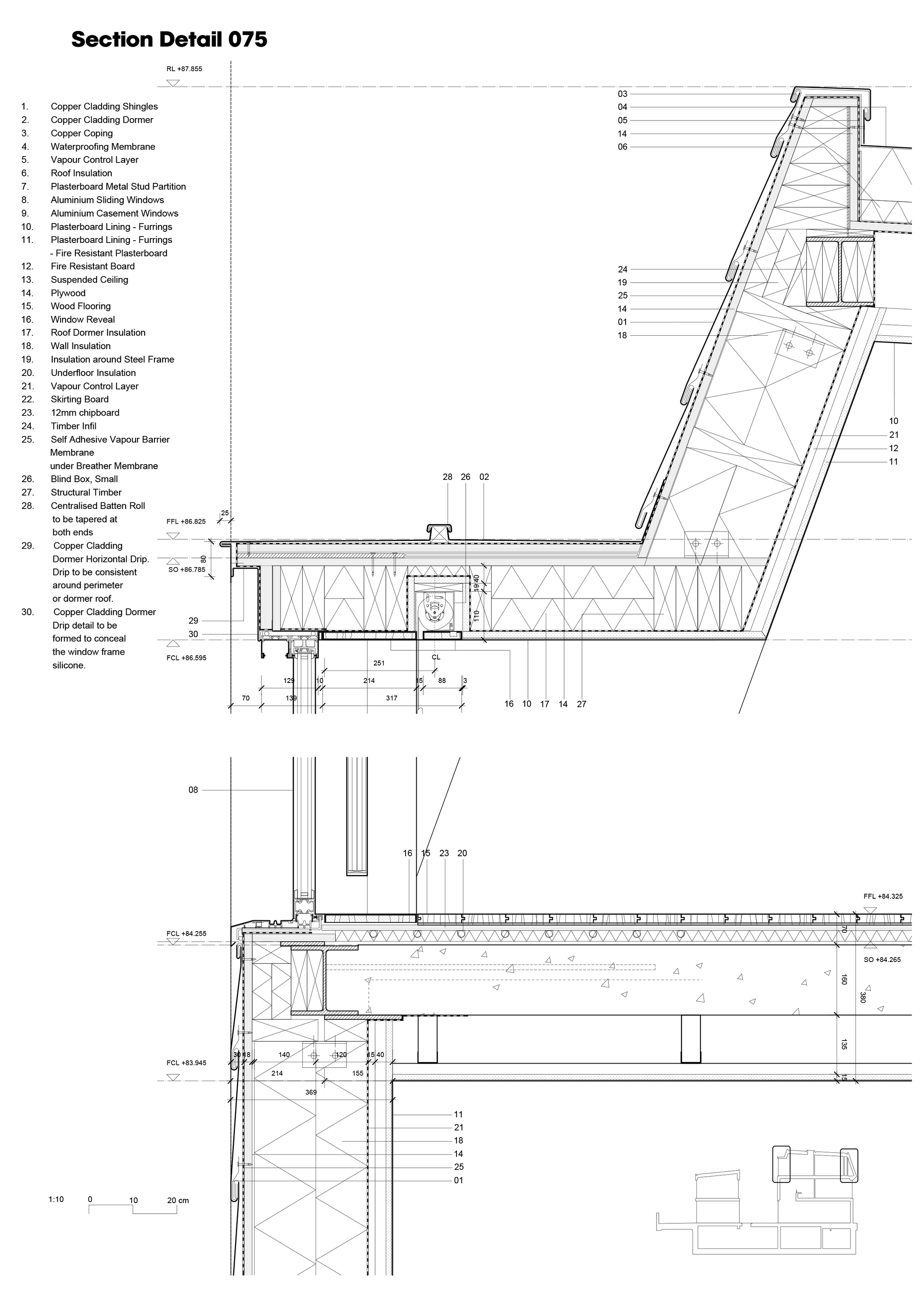 网格房屋丨英国伦敦丨Alison Brooks Architects-67