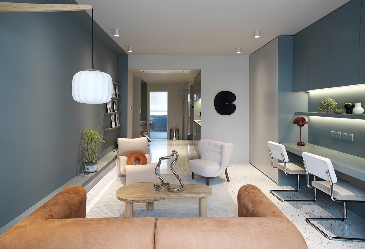 刘畅设计·灰绿色调的家-57