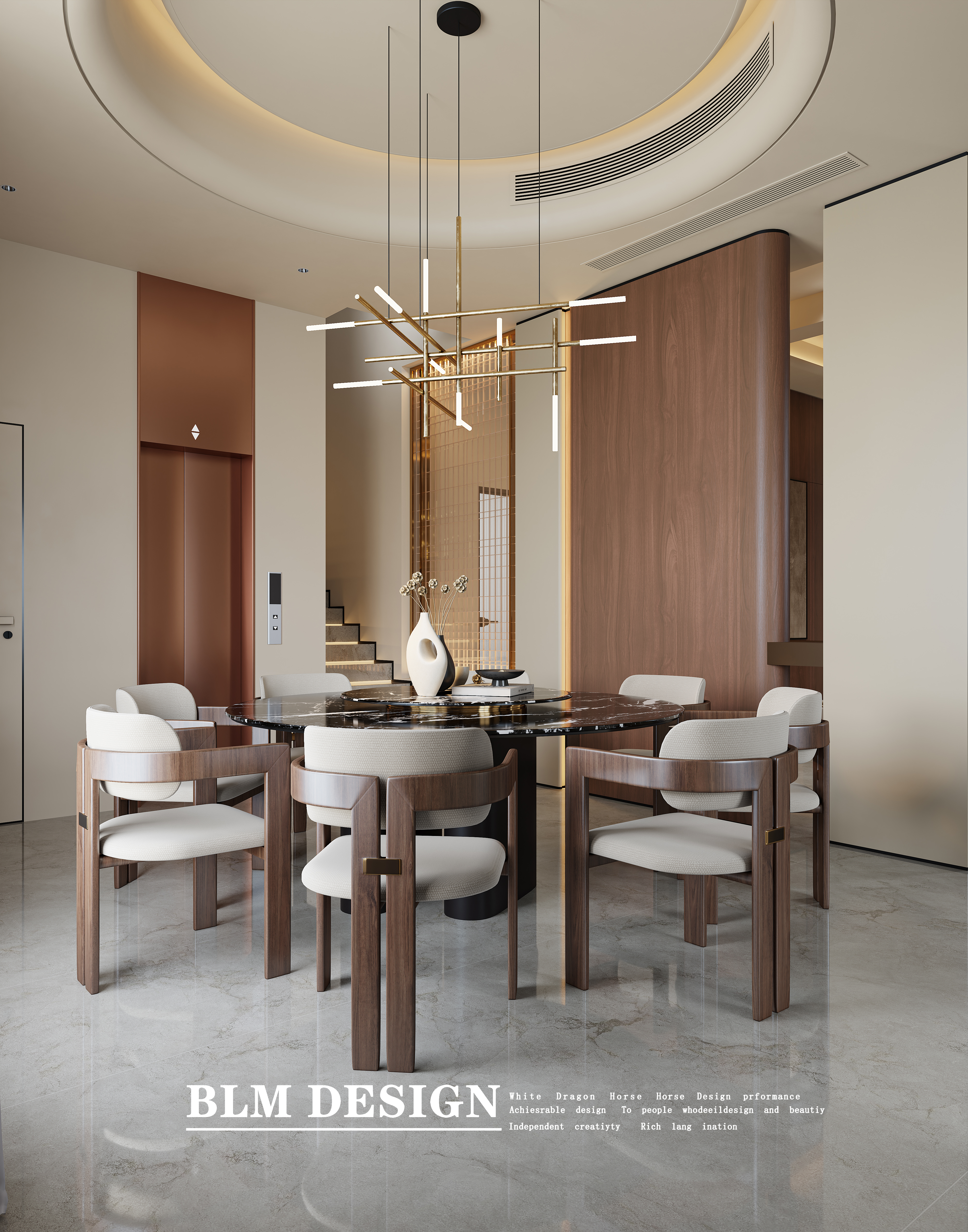 现代轻奢效果图案例-4