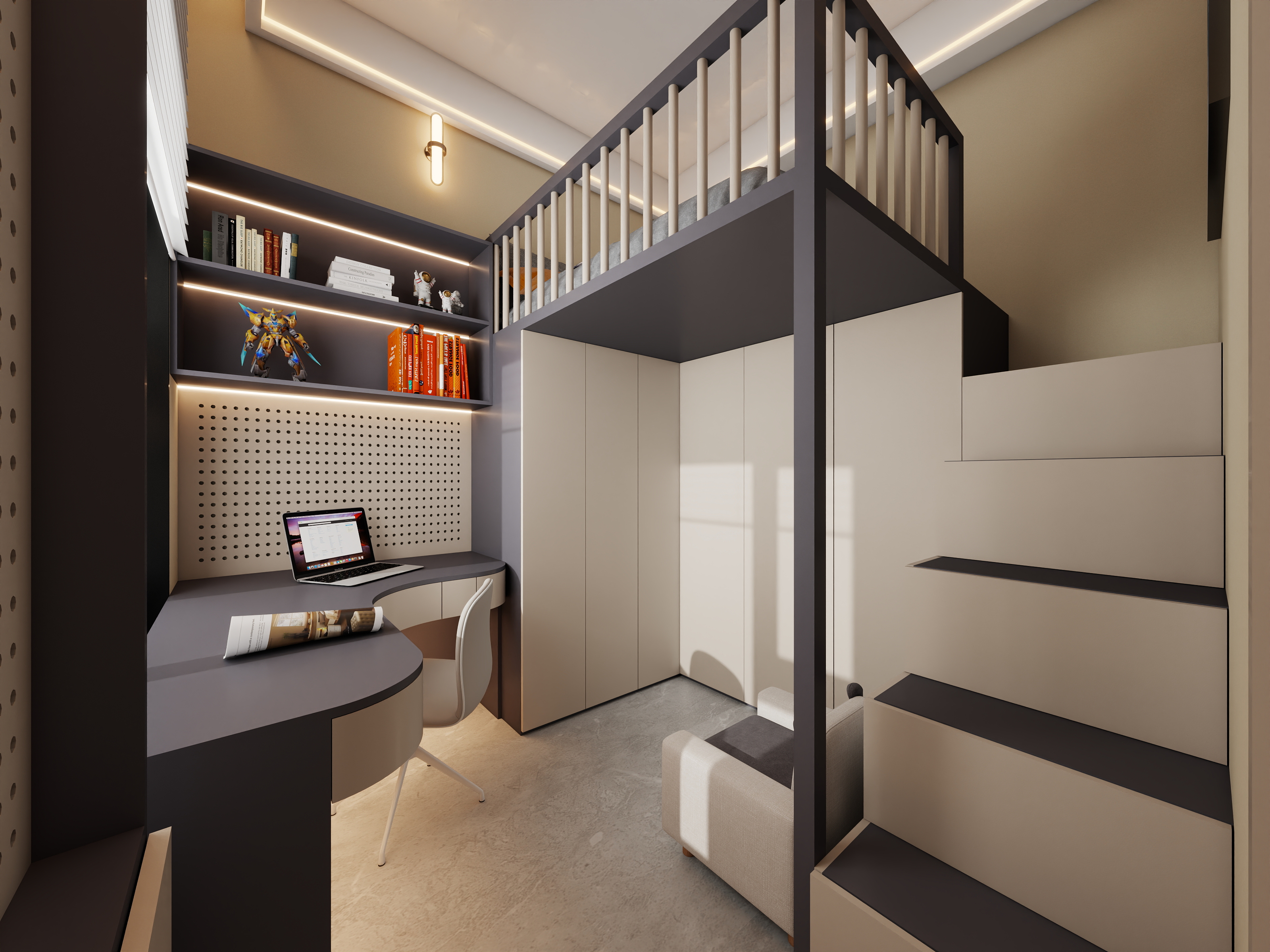 四川岳池御龙湾（214平方意式极简六居室）-66