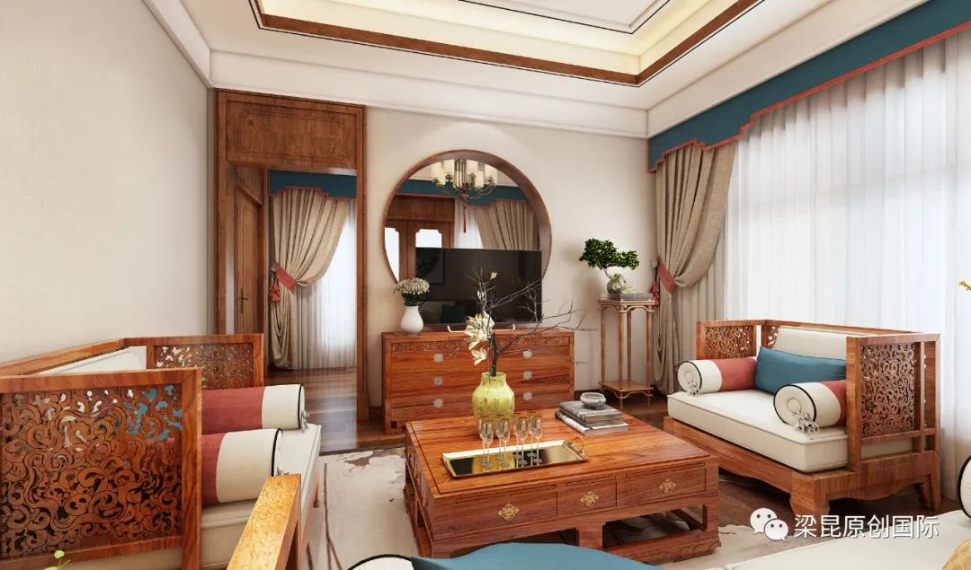 国宾壹号别墅 | 传统与时尚融合的中式设计-46