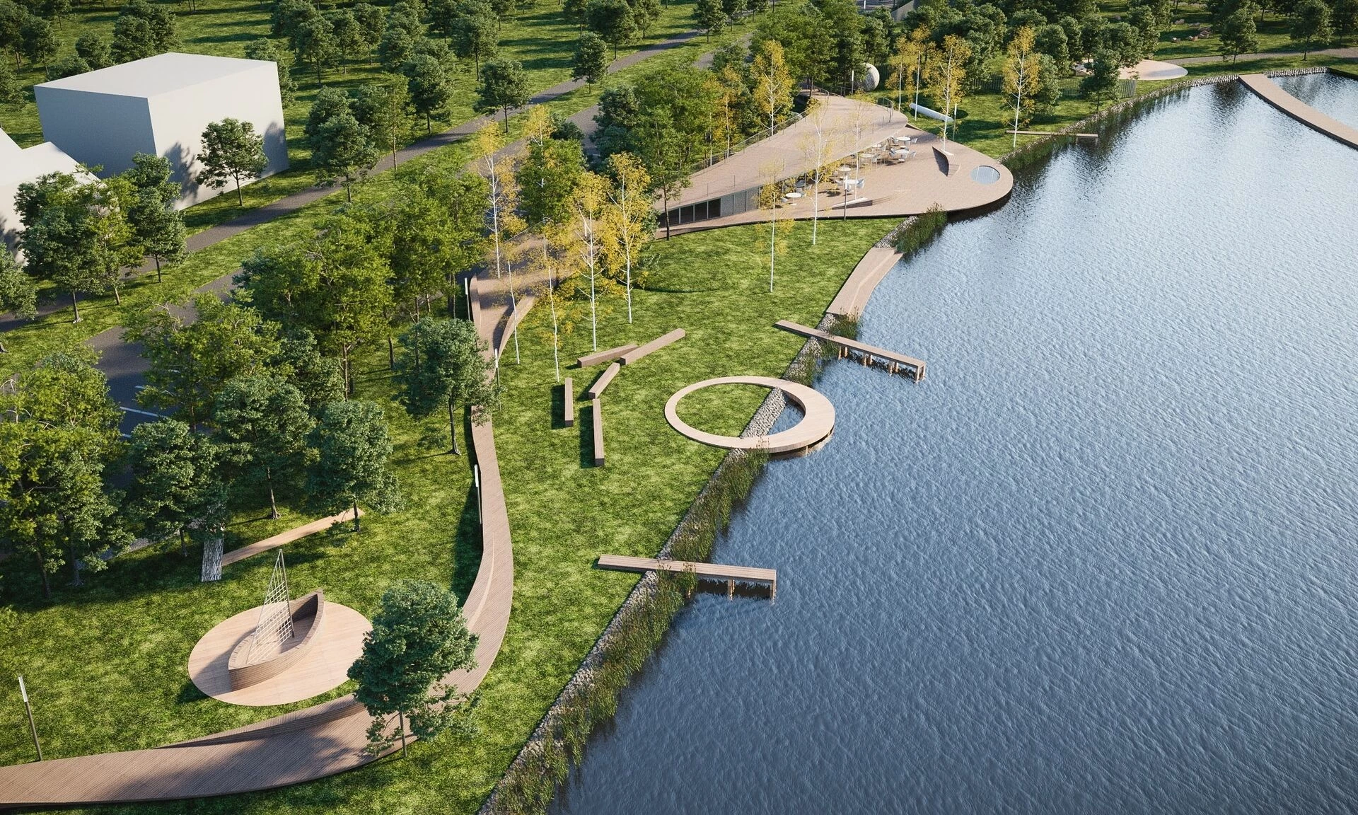 Hajduszoboszló 划船湖丨匈牙利丨Veszprémi Építész Műhely-5