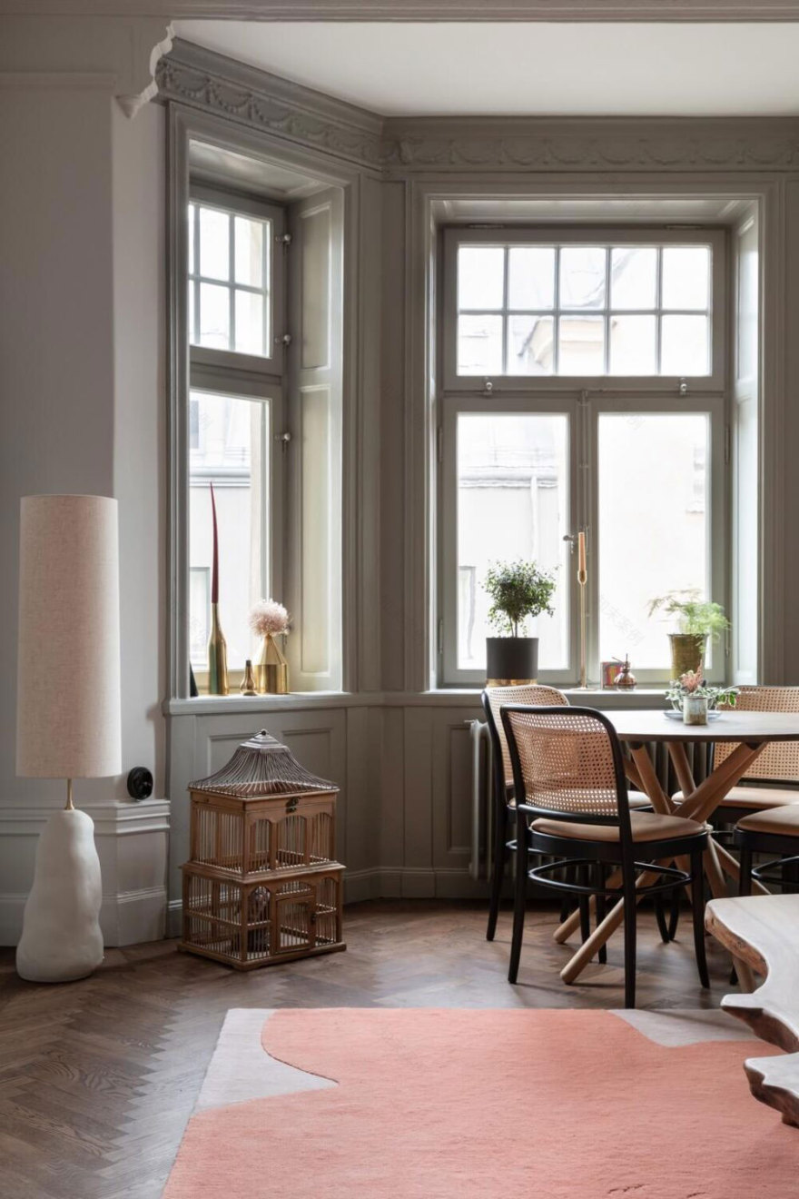 瑞典斯德哥尔摩公寓 | 经典与现代的完美融合-9