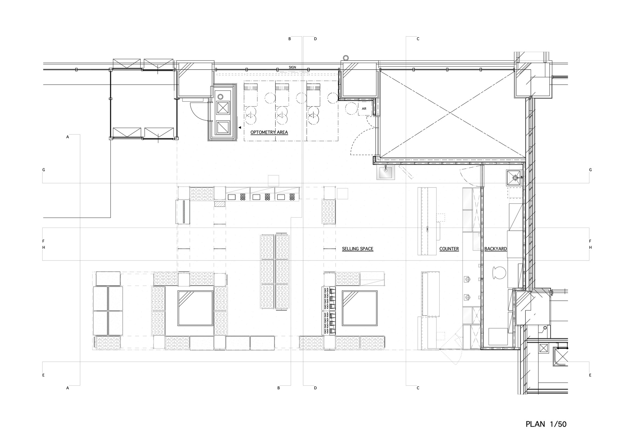 JINS 睛姿函馆店丨日本丨Schemata Architects + Jo Nagasaka-13