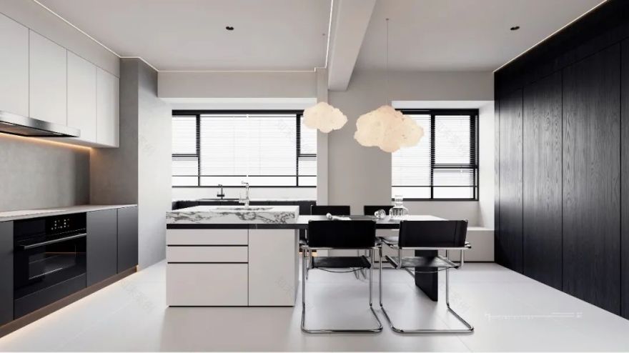 瑞华苑极简空间设计丨张腾飞-35