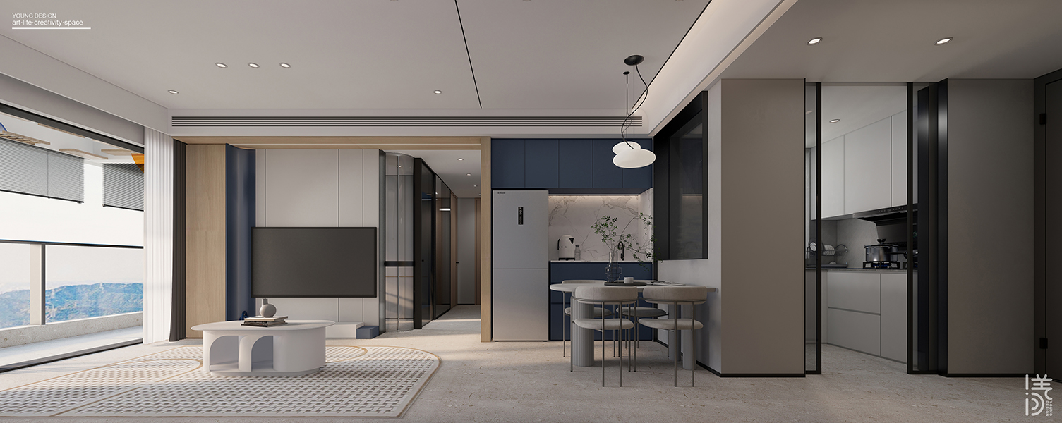 玻璃元素打造通透家居丨中国深圳丨深圳漾空间设计有限公司-30