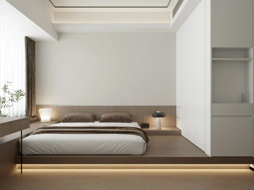 万科城市之光奶油风三居设计丨中国广州-39