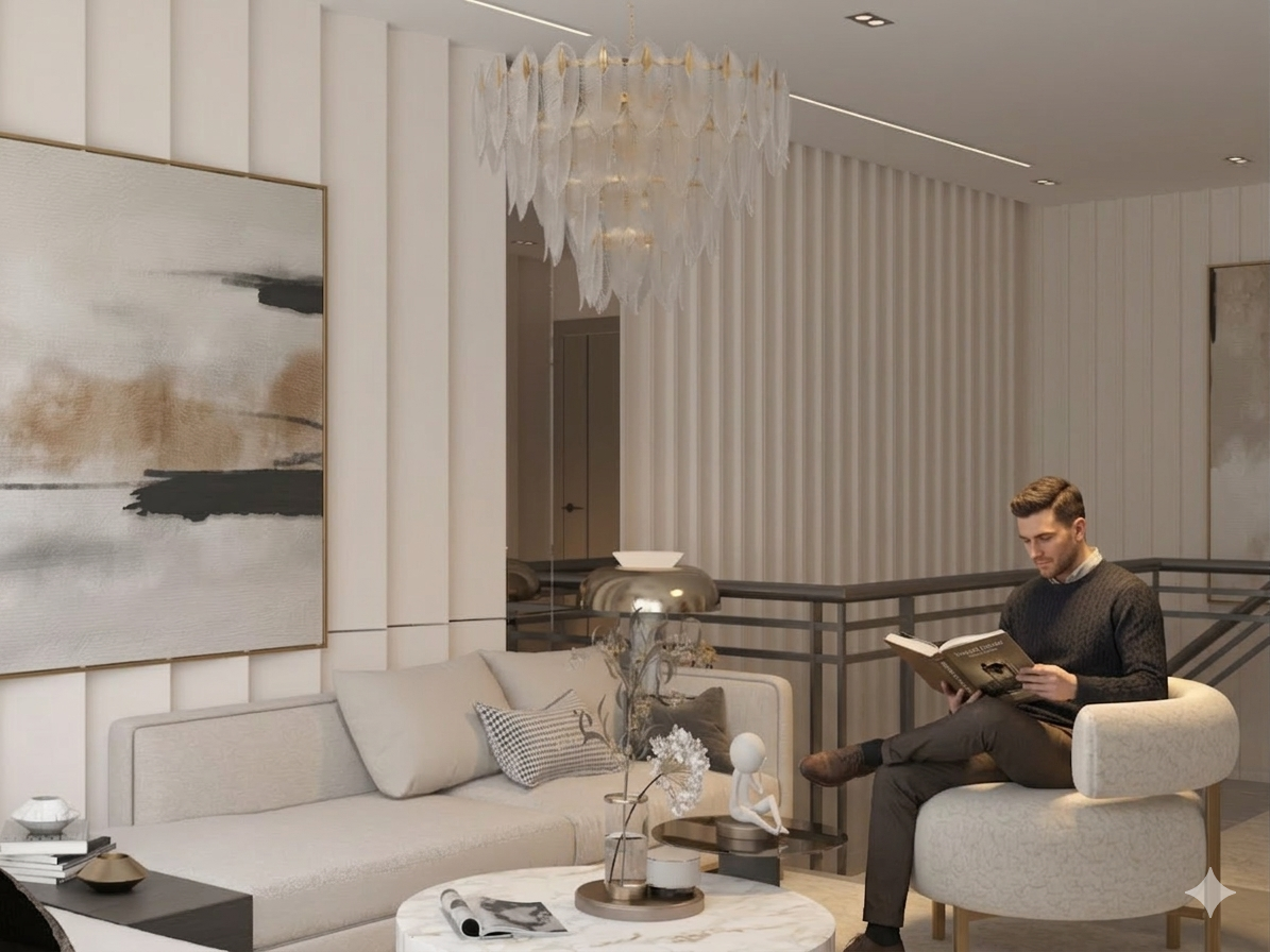 简约现代接待区丨Egypt丨Nada Mohamed-12