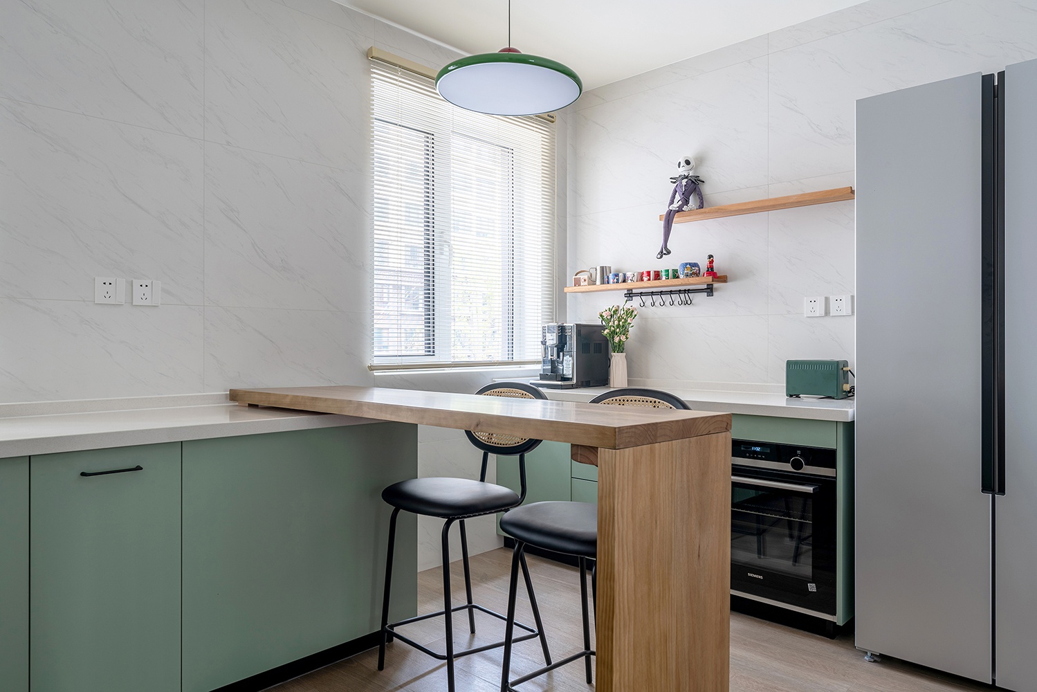 北京金隅学府89㎡复古原木风住宅设计丨中国北京丨久栖设计-35