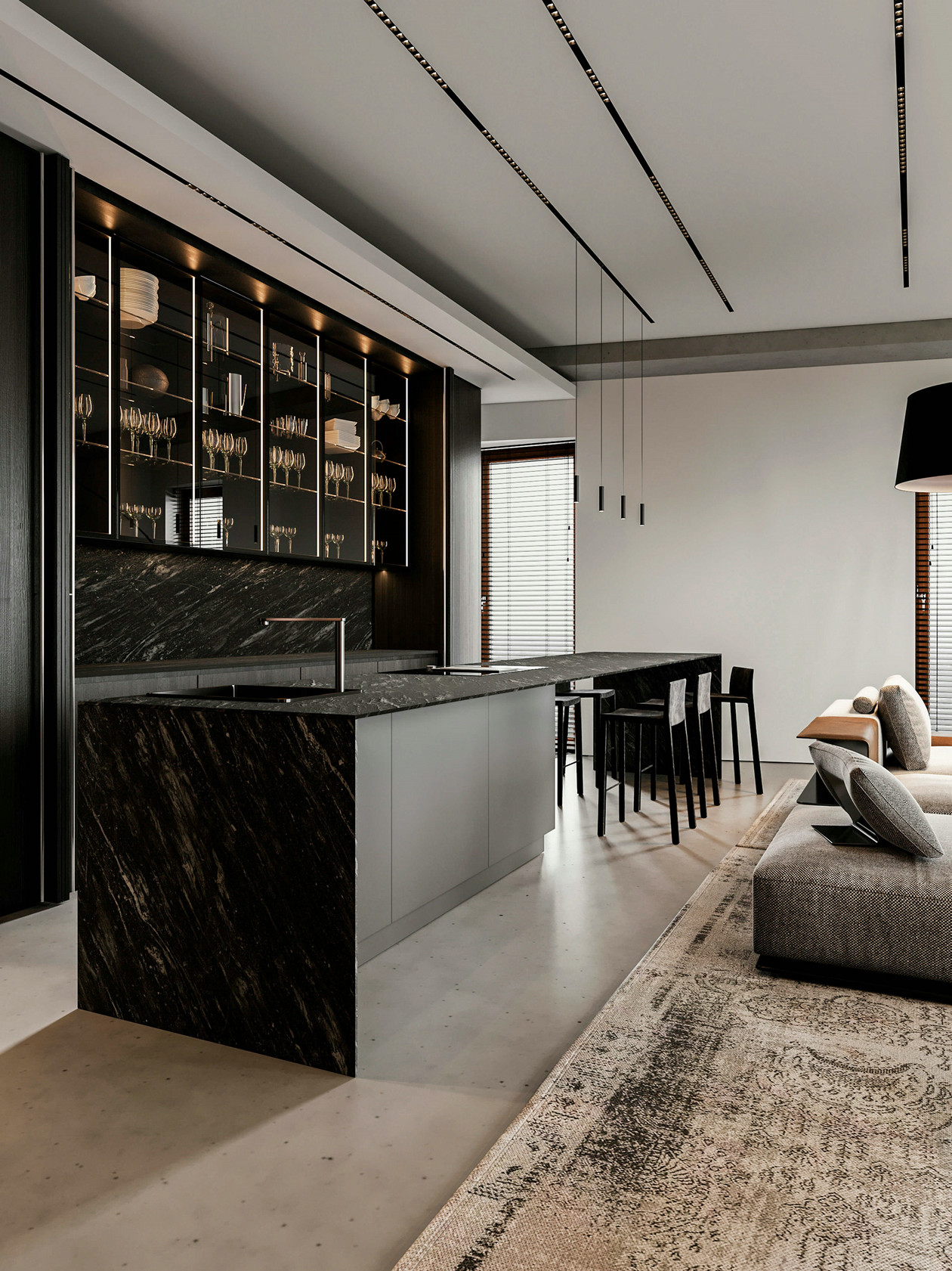 莫斯科简约风住宅设计 超大气！-6