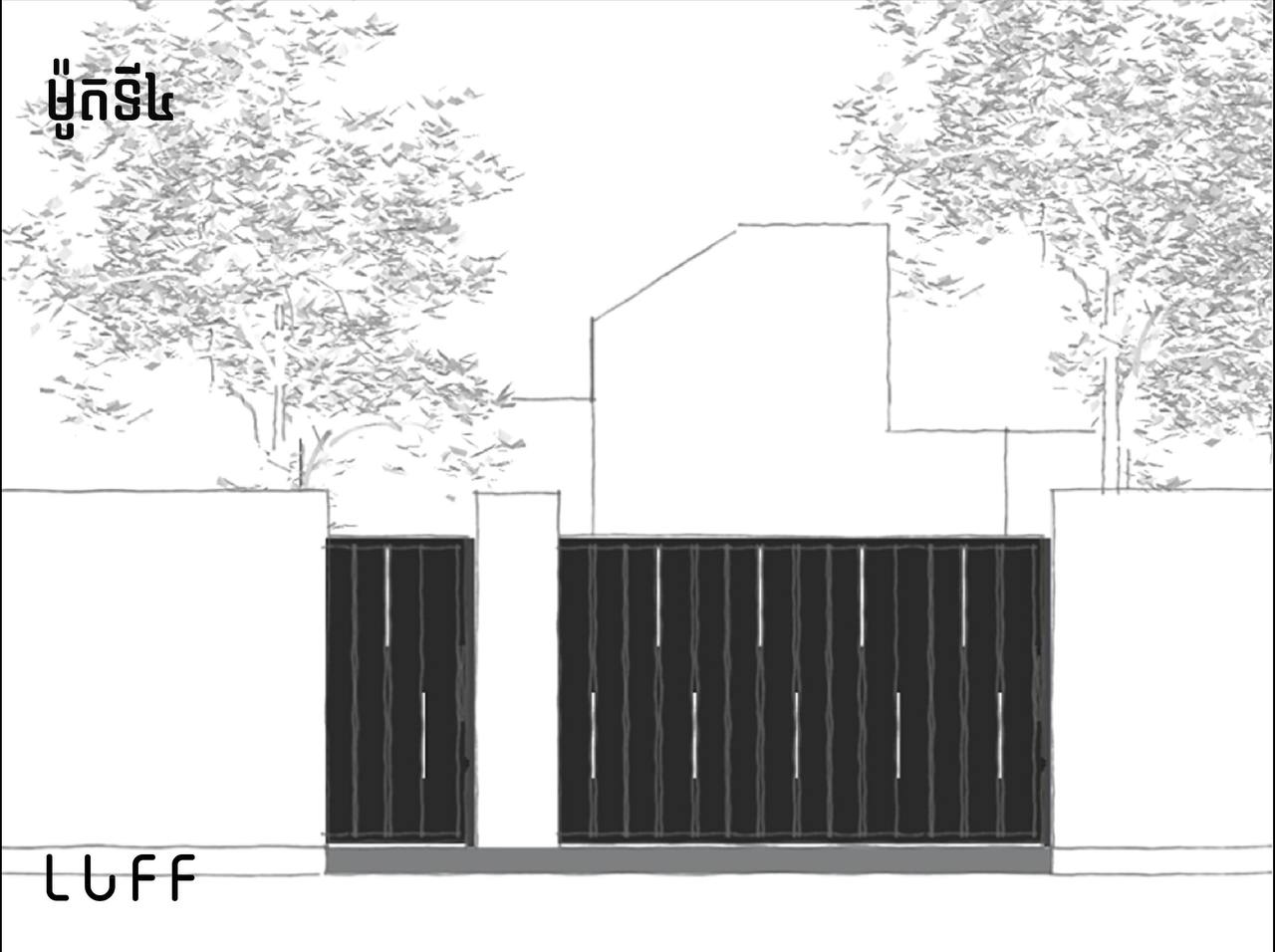 现代大门丨柬埔寨金边市丨Luff Studio-10