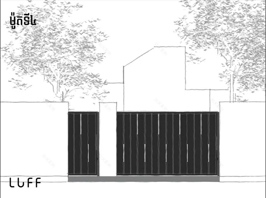 现代大门丨柬埔寨金边市丨Luff Studio-10