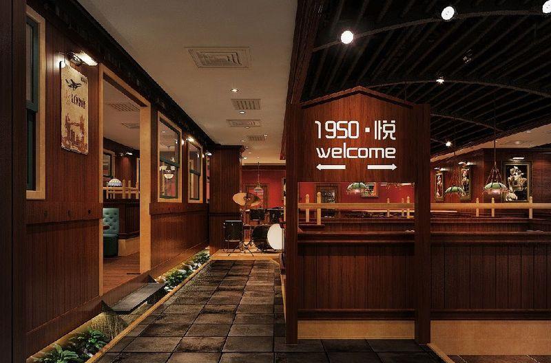 成都美式复古西餐厅设计,高雅时尚浪漫-14