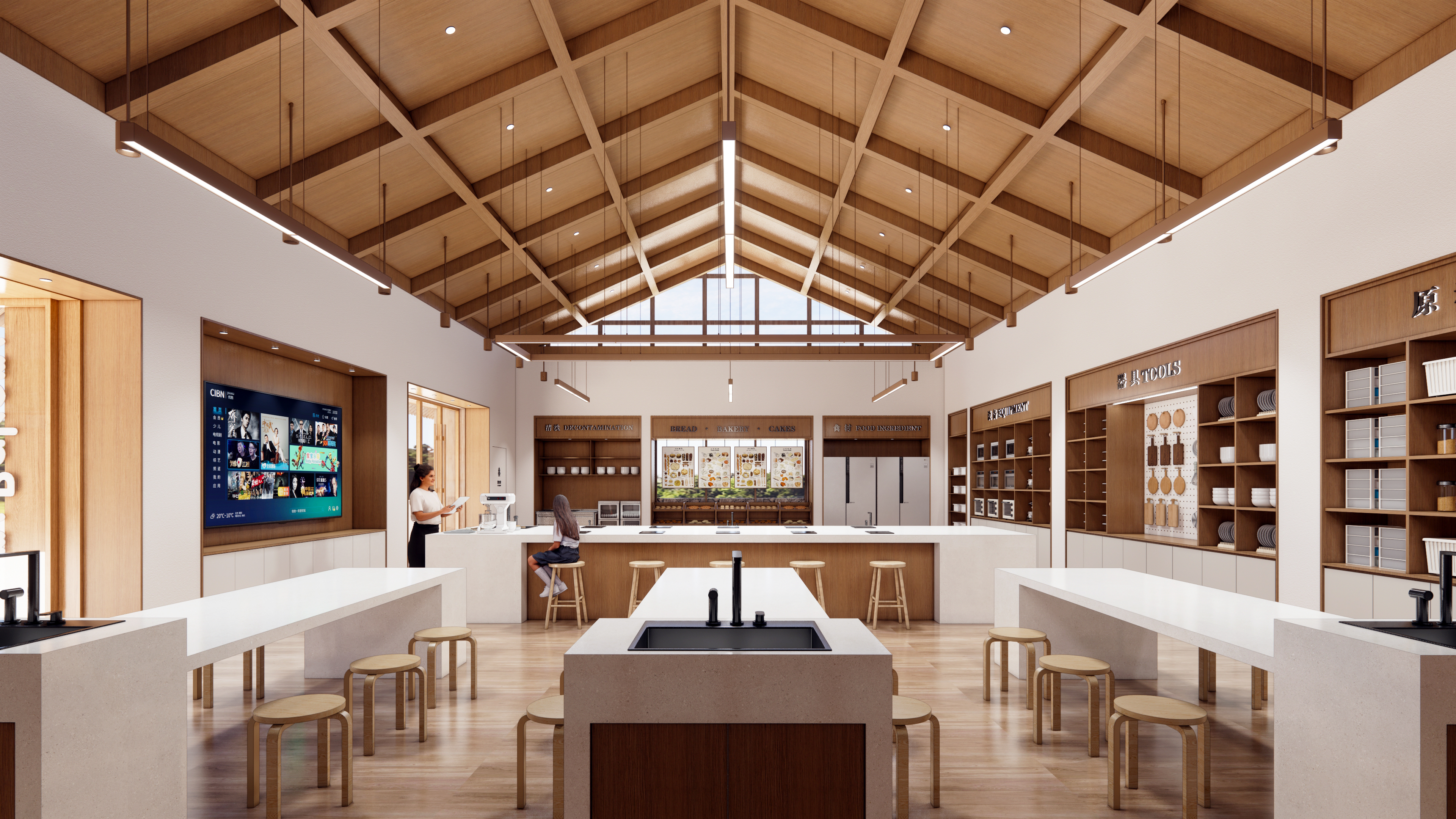 咖啡店 / 亲子空间·咖啡&烘焙工坊空间设计-7