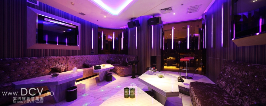 西安服务最好情景主题KTV设计-方糖娱乐会所-27