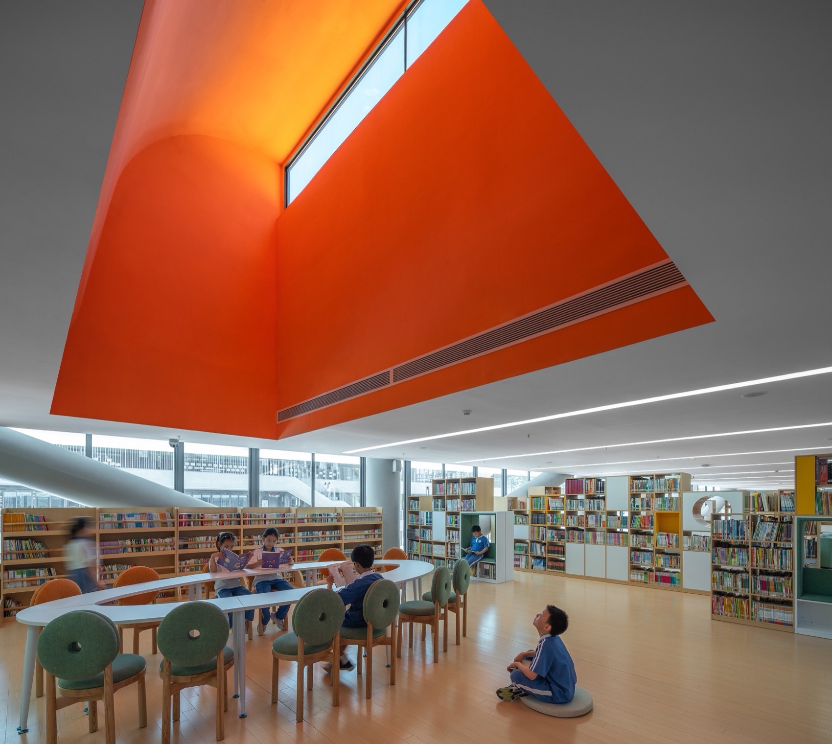 深圳福田绿洲小学丨中国深圳丨悉地国际东西影工作室-41