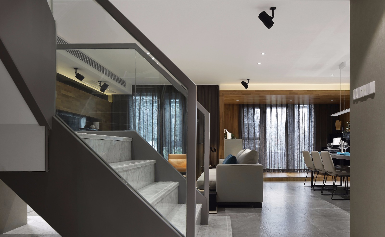 樾.界——200㎡南京跃层简约住宅-17