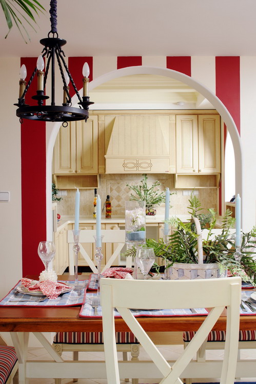 美式乡村风格的别墅样板房    罗马假日-34