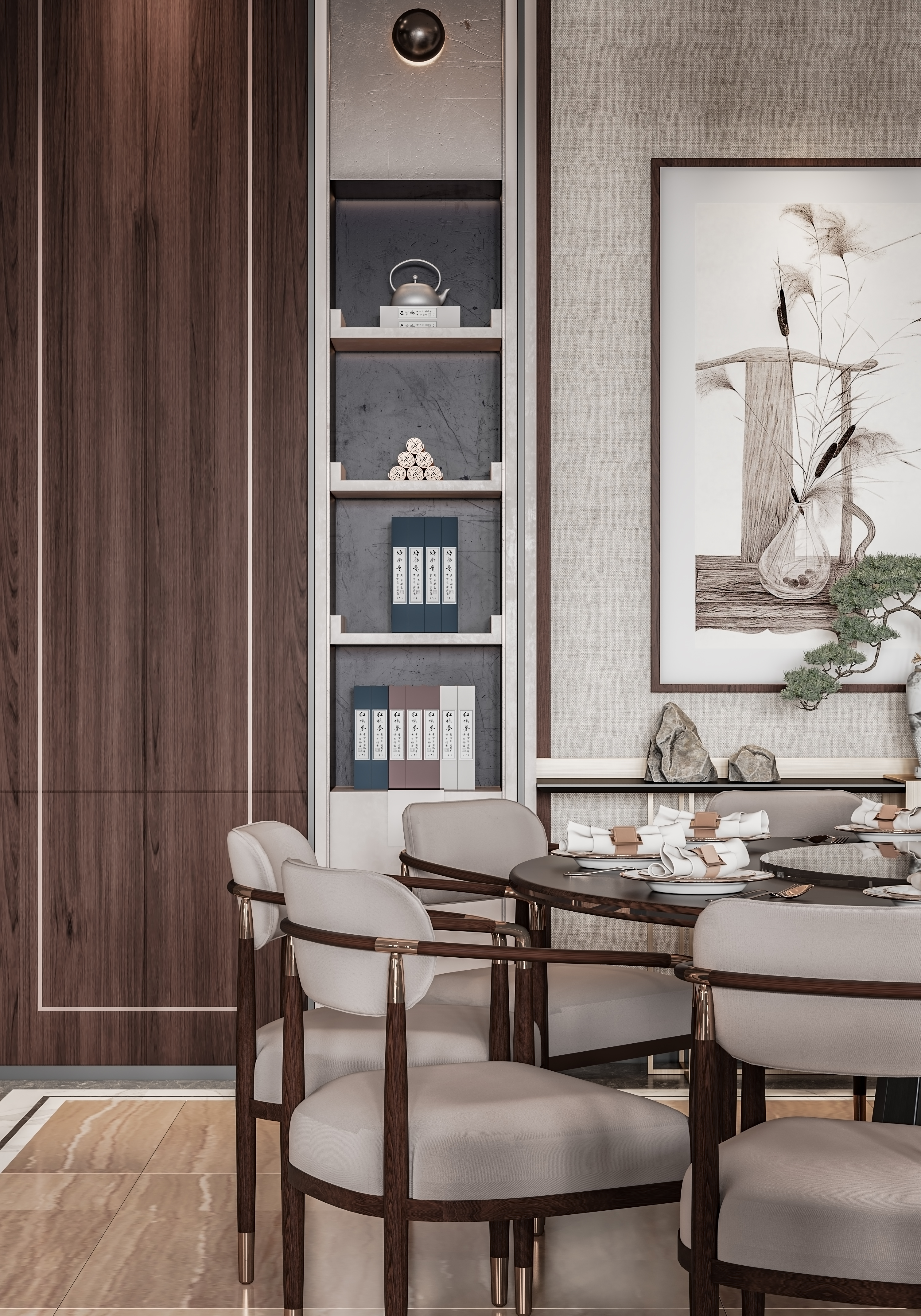 轻奢新中式家居设计-7