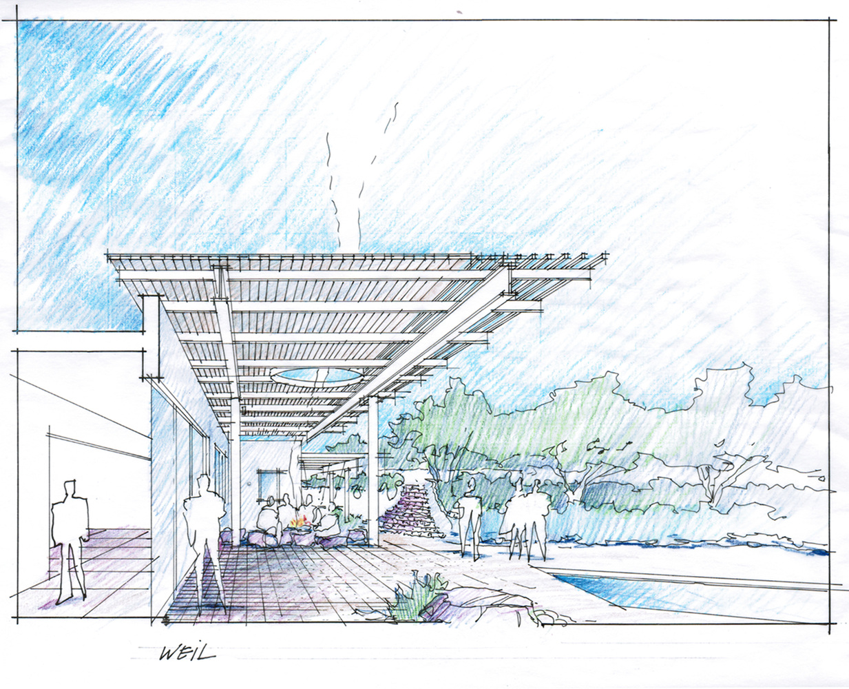 绿意盎然 | 美国沙漠中的现代翻修住宅-35